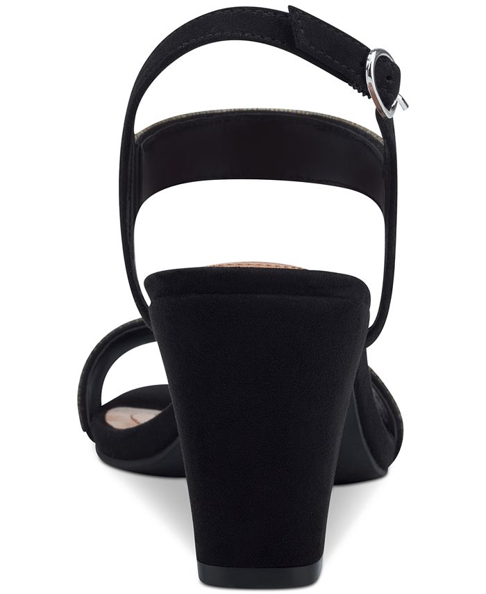 Style & Co Bonitaa Embellished Ankle-Strap Slingback Dress Sandals ...