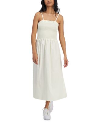 Self Esteem - Juniors' Cotton Smocked Camisole Dress
