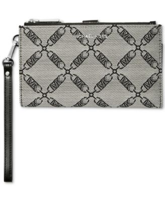 Michael Kors - Jet Set Monogram Double Zip Wristlet