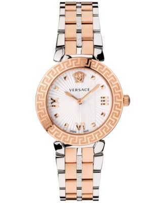 稀！Versace Greca Icon 36MM Two Tone Bracelet Watch Versace 36mm Greca Icon Bracelet Watch, Two-Tone | Neiman Marcus