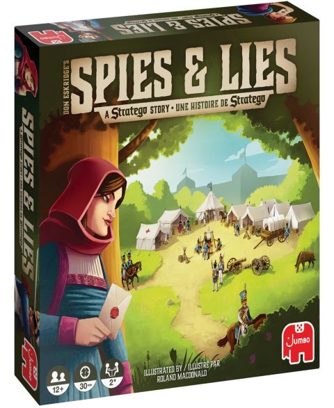Детская настольная игра Jumbo Spies & Lies Strategy Deduction Board Game, Ages 12+