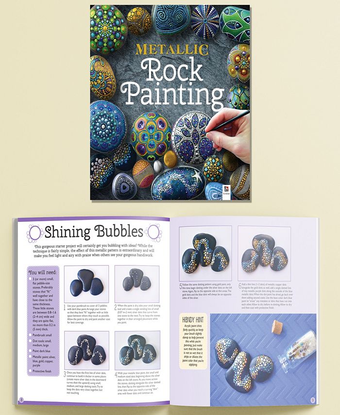 Craft Maker Metallic Rock Painting Box Set DIY Rock Painting For Adults ...