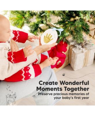 Charm Baby Hand and Footprint Kit, Dog Paw Print Kit, Baby Handprint Ornament Kit for Newborn, Babies, Boys, Girls