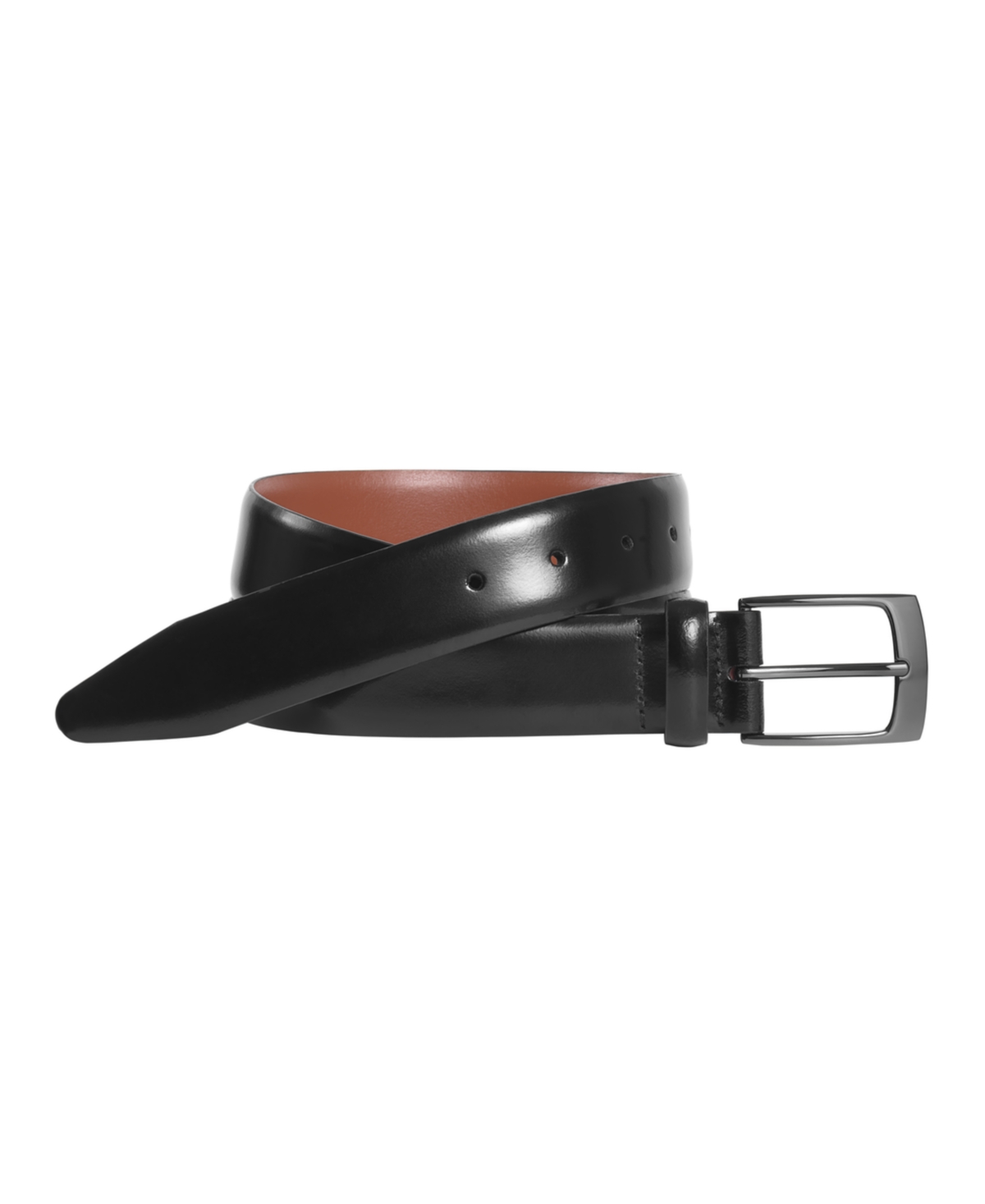 Men's Brush-Off Leather Belt - Black