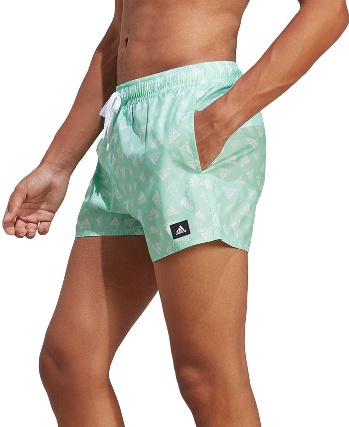 adidas Men's Classics QuickDry LogoPrint 3" Swim Trunks Macy's
