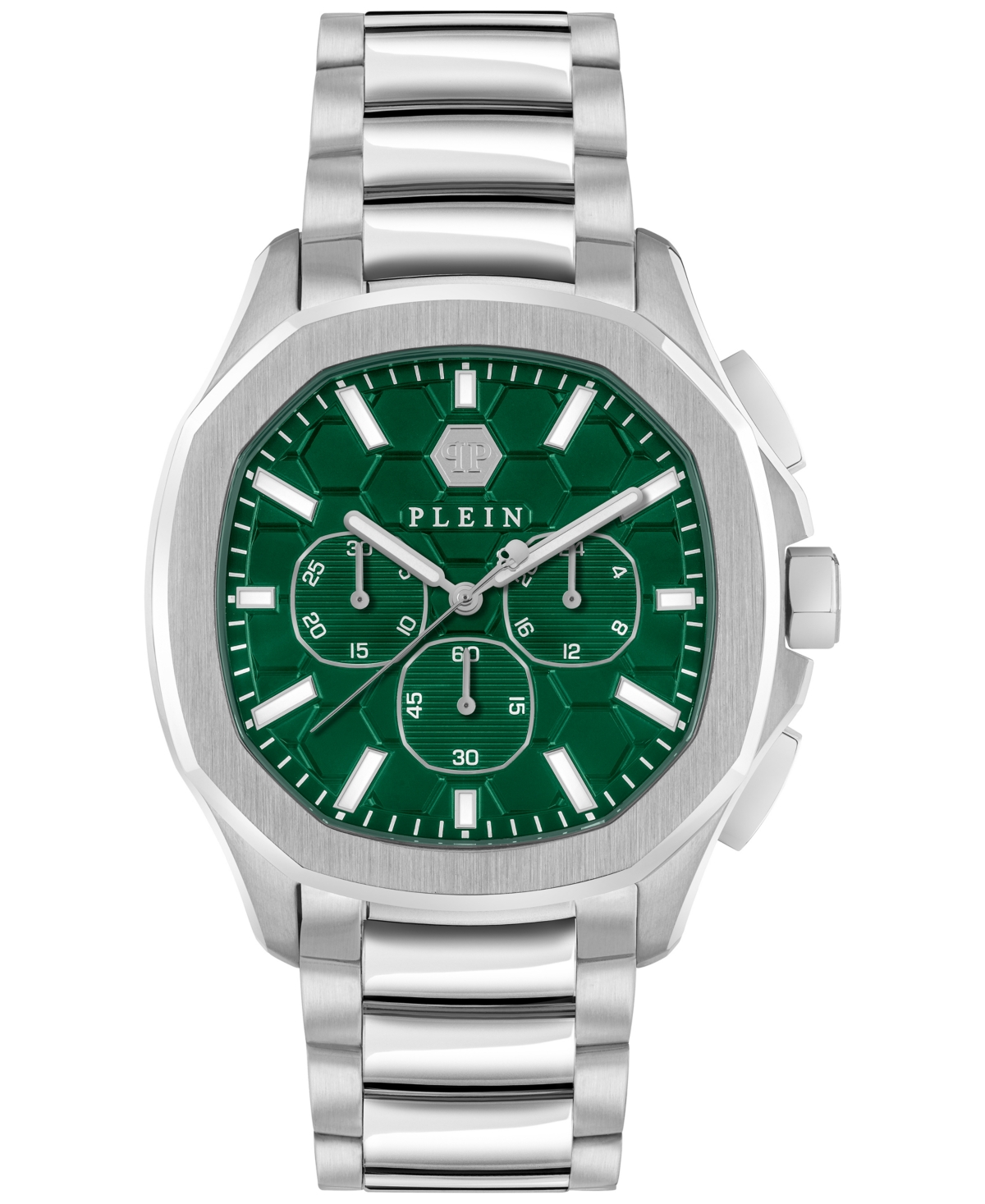 Men's Chronograph Spectre Stainless Steel Bracelet Watch 44mm - Stainless Steel