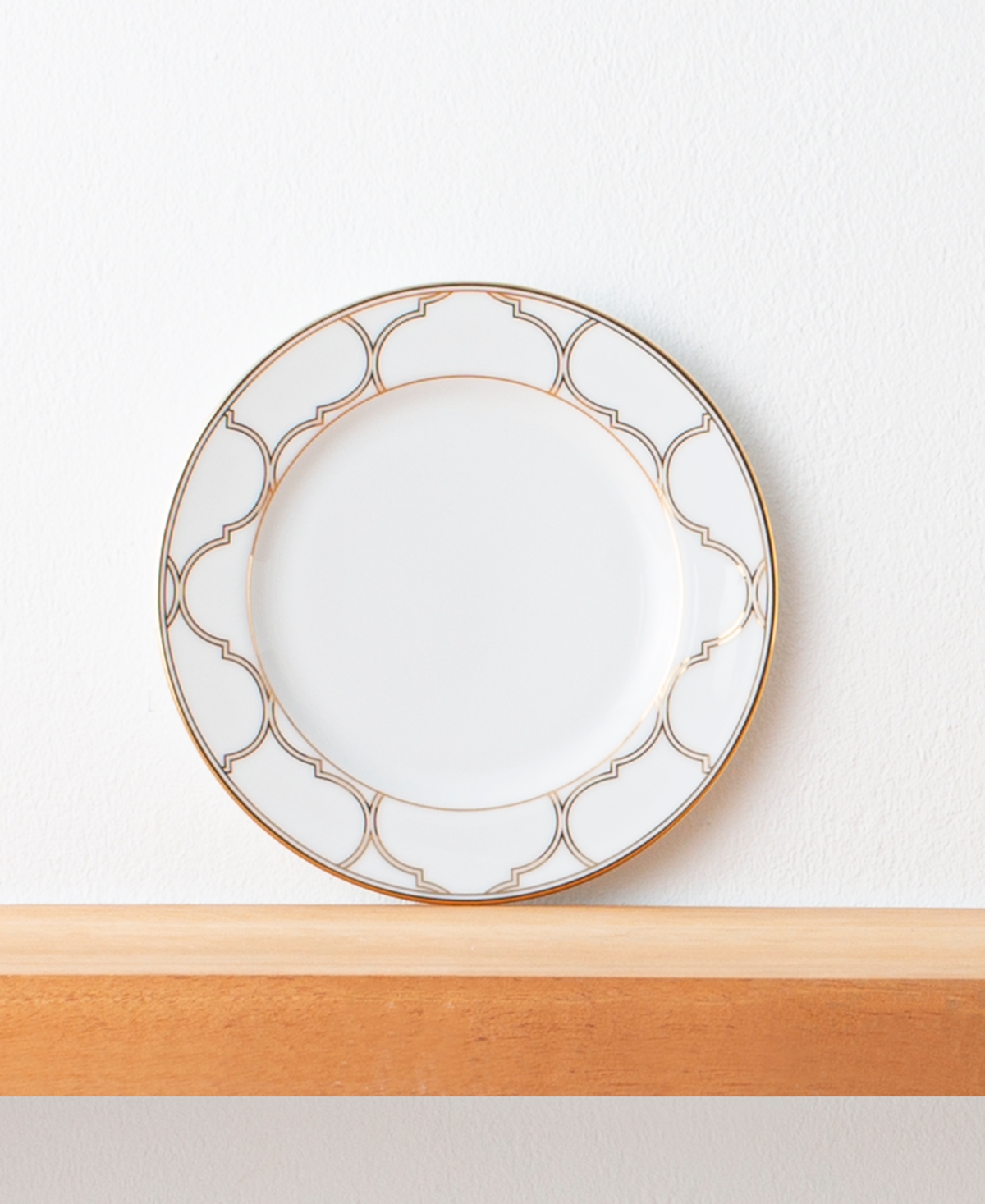 Noritake Eternal Palace Gold Set of 4 Bread Butter/Appetizer Plates, 6-1/2