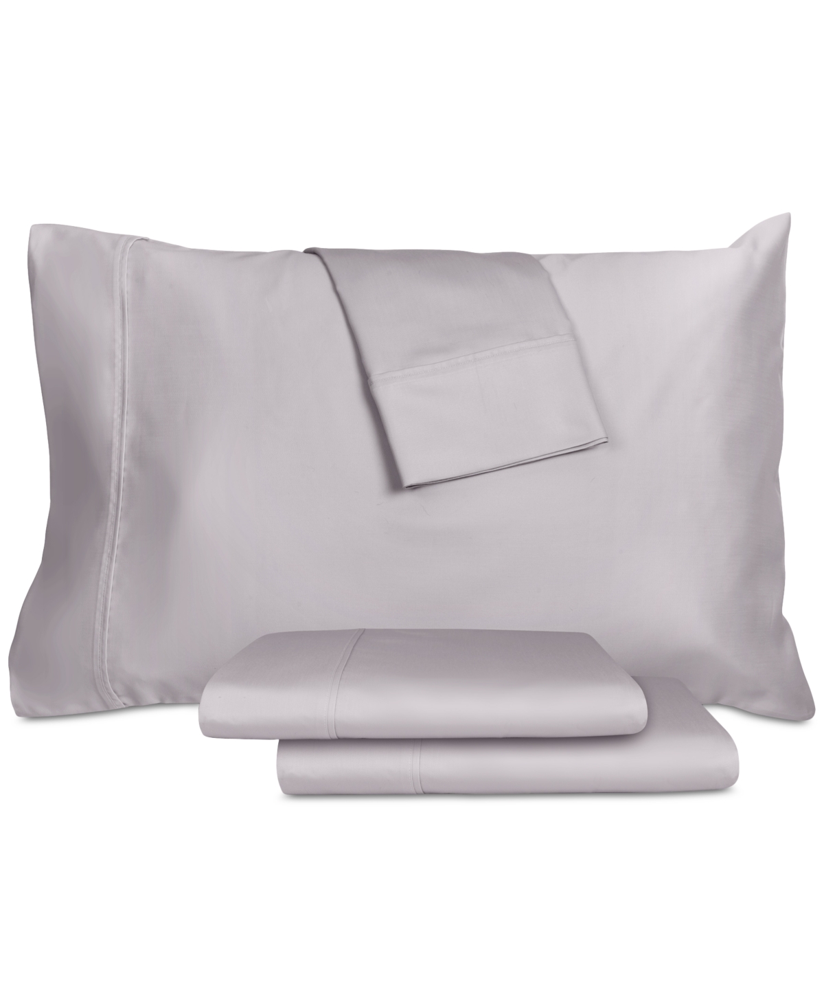 Aq Textiles Percale Solid 4-pc. Sheet Set, King In Lilac