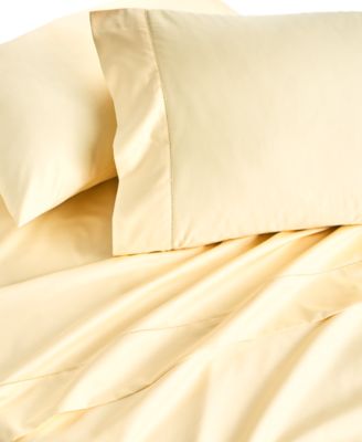 Solid 550 Thread Count 100% Cotton 4-Pc. Sheet Set, King, Exclusively at Macy’s