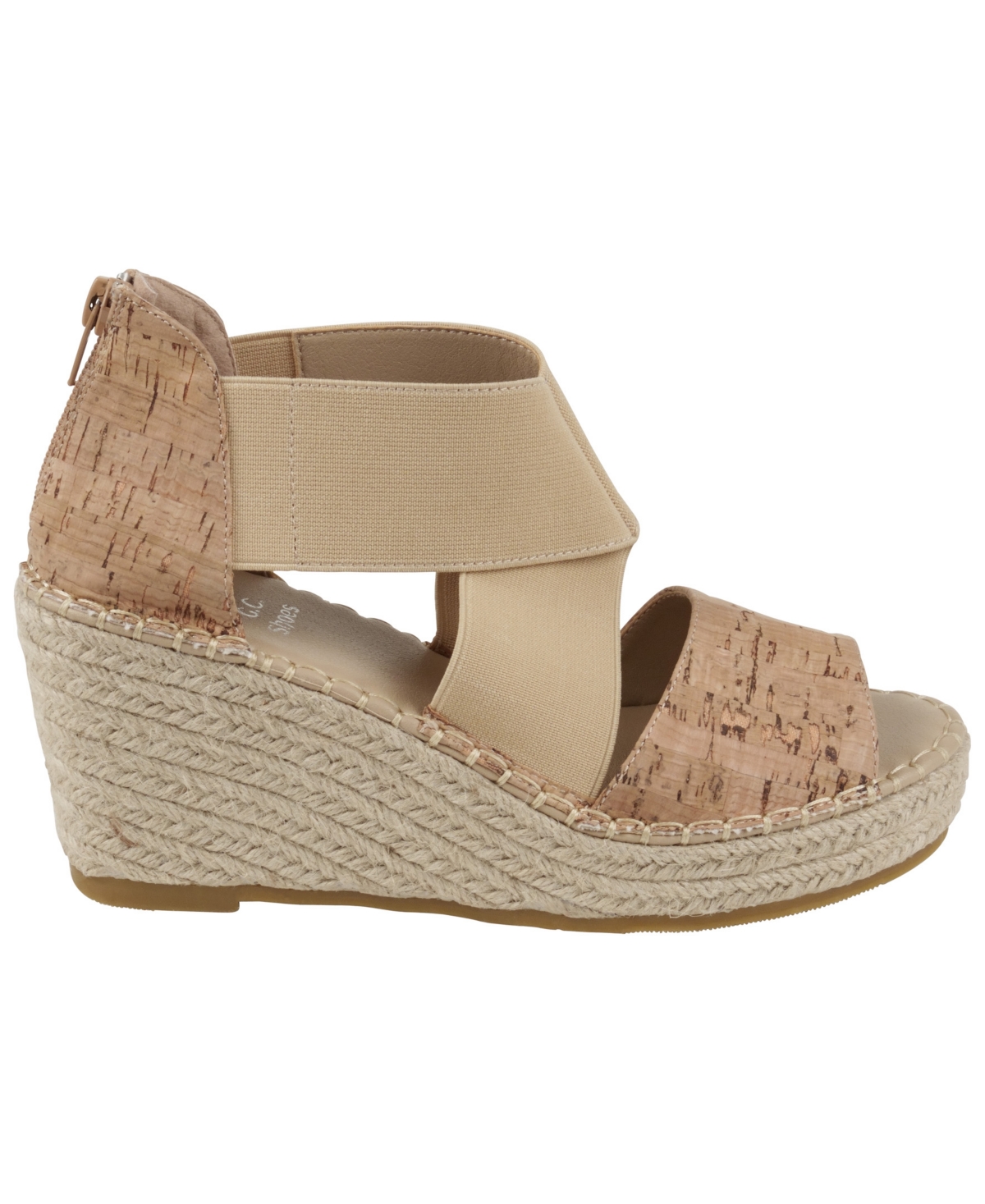 Gc Shoes Women's Tia Strappy Espadrille Wedge Sandals