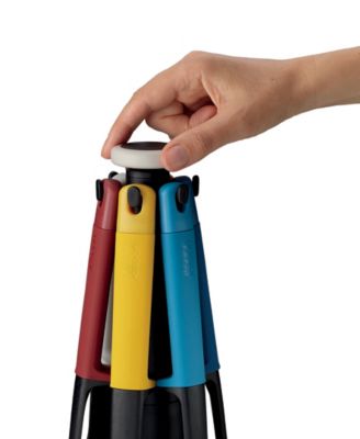 Elevate Carousel 6-Piece Utensil Set with Rotating Storage Stand