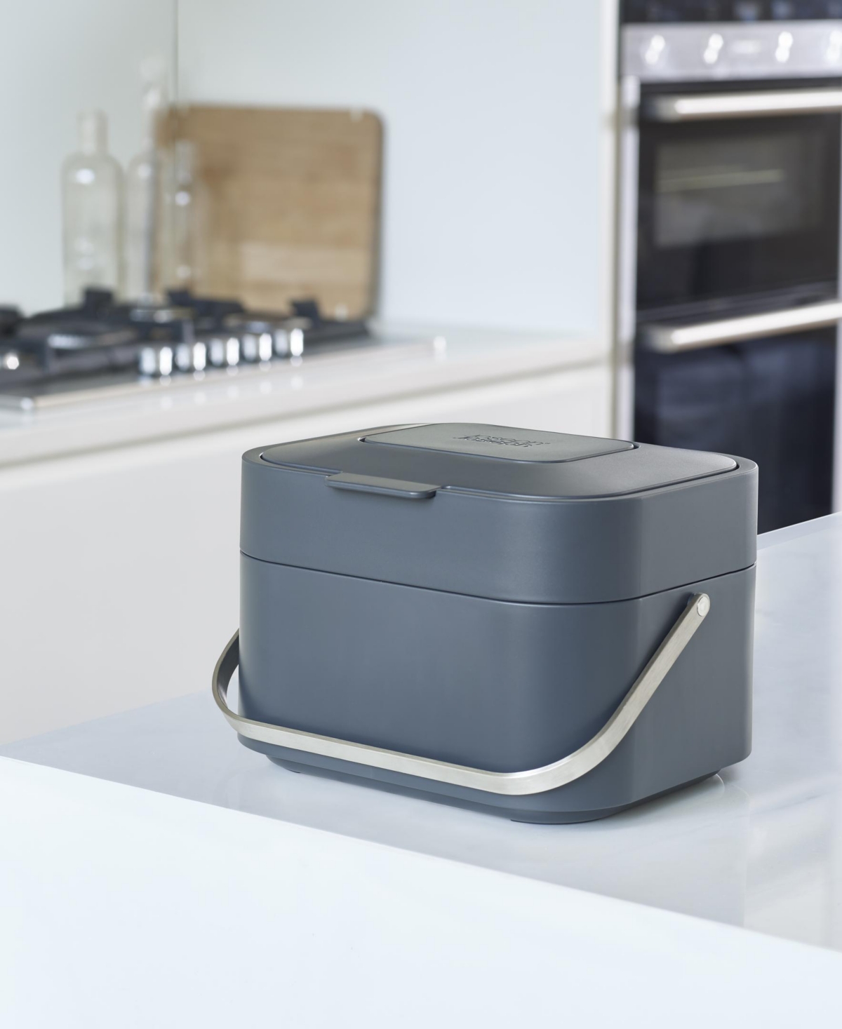 Joseph Joseph Stack 4 Food Waste Caddy With Odor Filter In Gray