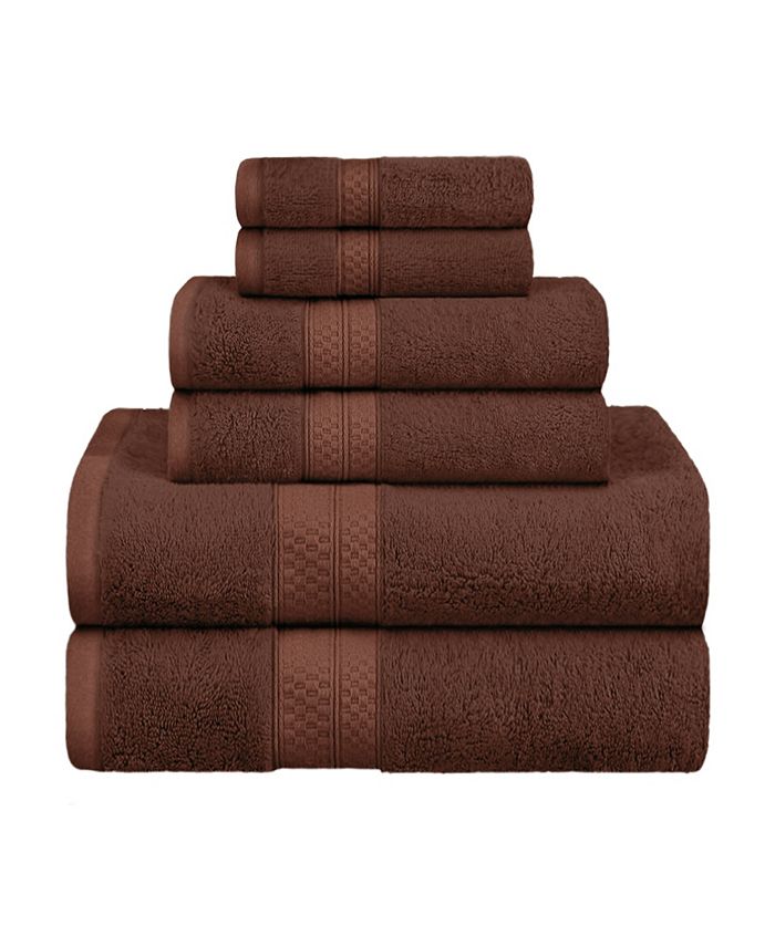 Superior Rayon from Bamboo and Cotton Hand Towel - (Set of