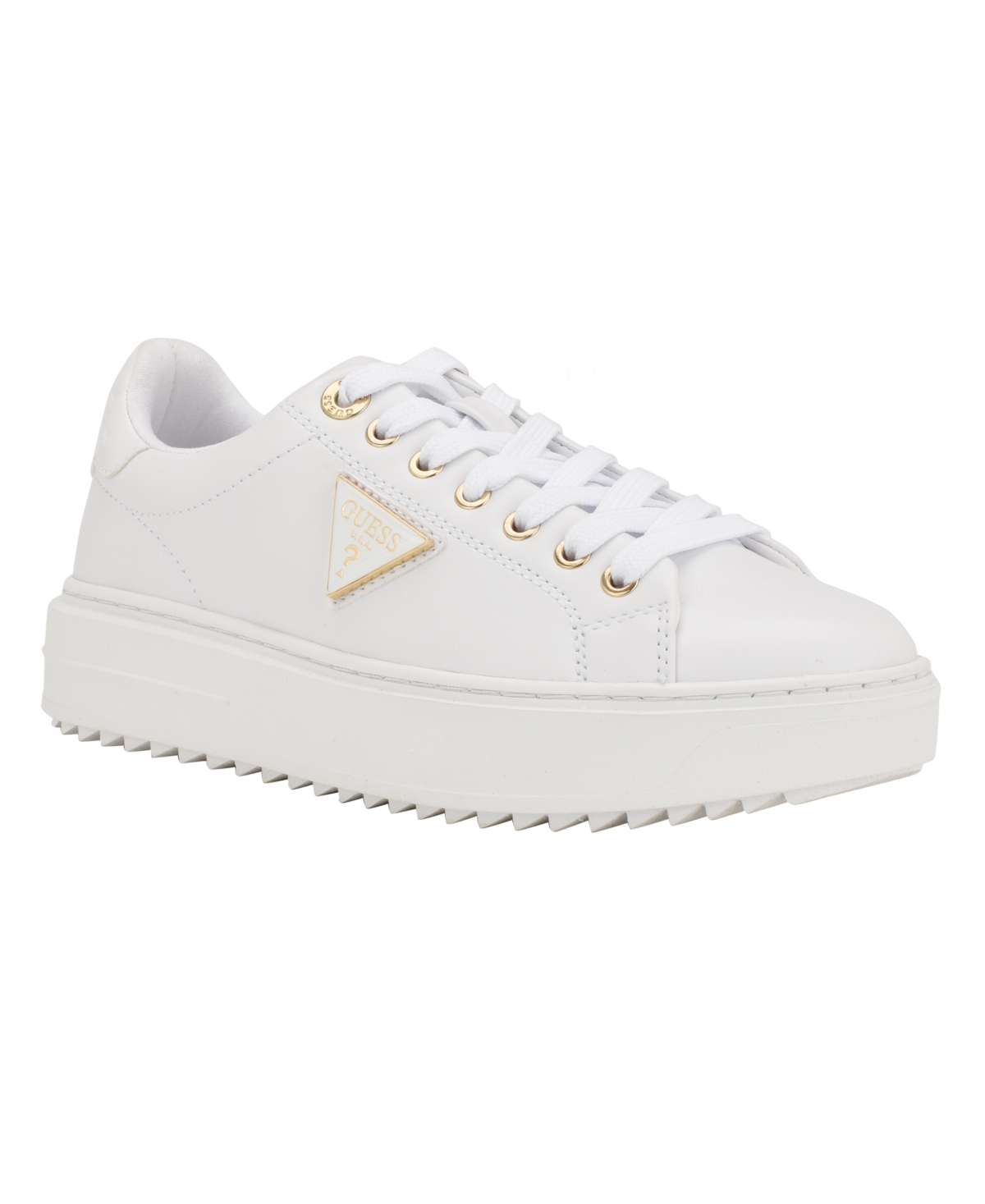 Guess Denesa Platform Sneaker In White