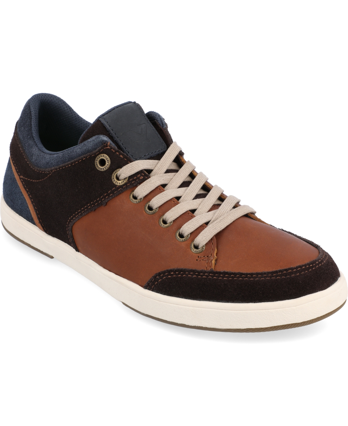 Men's Pacer Casual Leather Sneakers - Gray