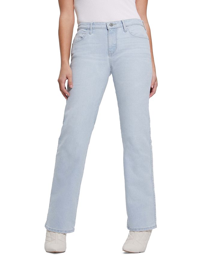 Guess Jeans Blue Cotton Women's Straight Jean