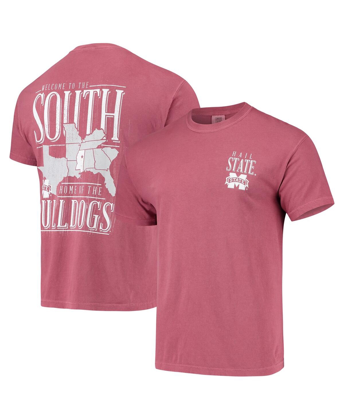 Men's Maroon Mississippi State Bulldogs Comfort Colors Welcome to the South T-shirt - Maroon