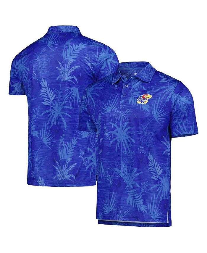 T-shirt Colosseum Athletics Kansas Jayhawks - Homme 2XL - Bleu Manches Courtes - Neuf