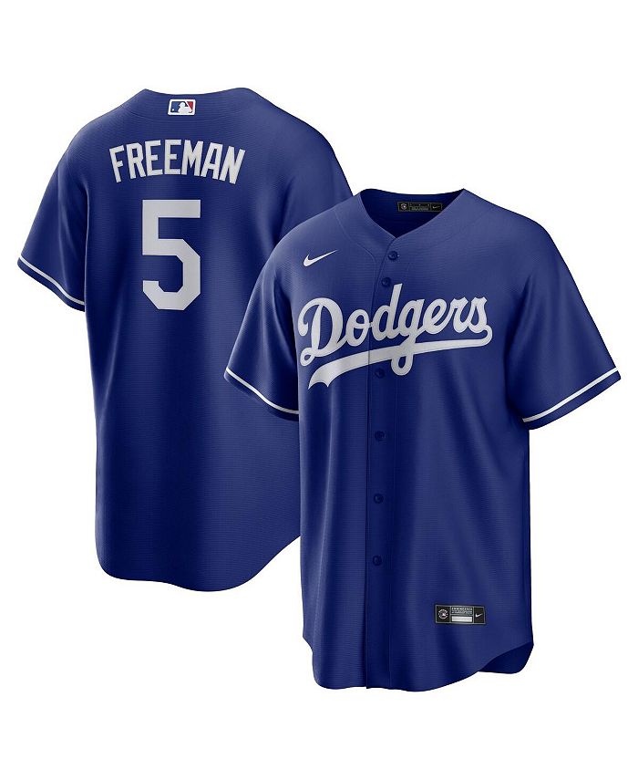 Nike Men's Freddie Freeman Royal Los Angeles Dodgers Alternate Replica ...