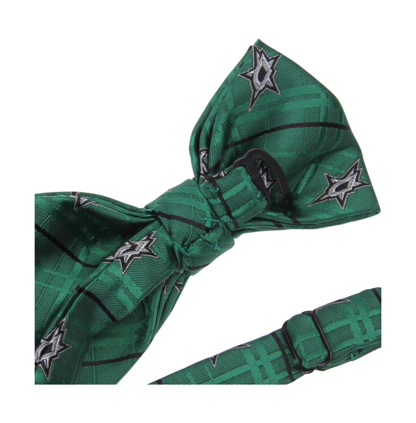 Мужской галстук-бабочка Eagles Wings Green Dallas Stars Oxford Bow Tie — фото 3