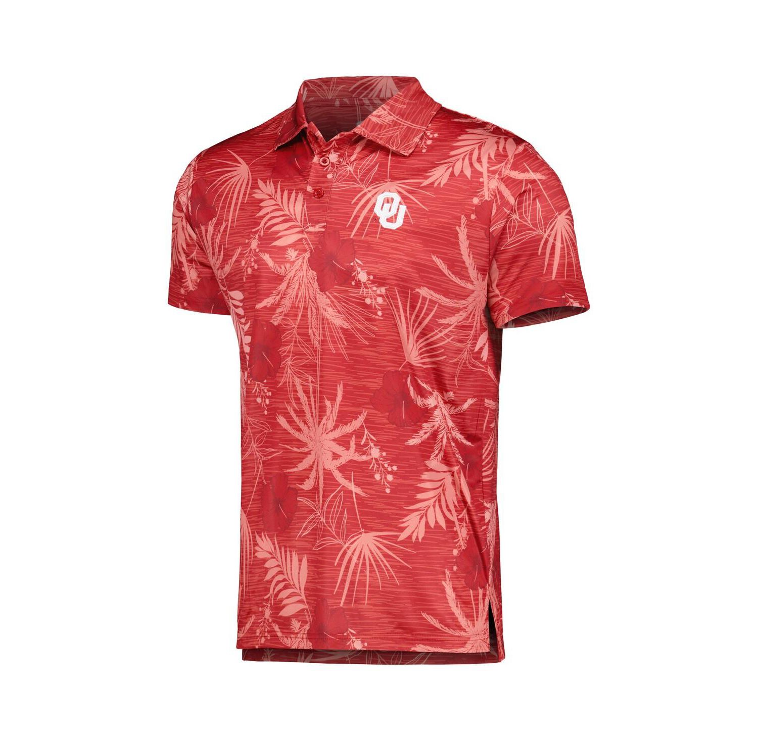 Men's Crimson Oklahoma Sooners Palms Team Polo Shirt