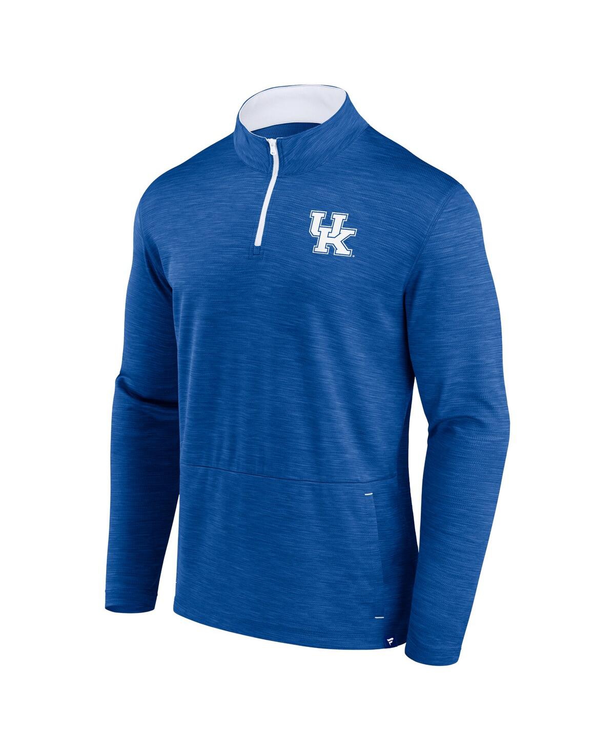 Fanatics Branded Royal Kentucky Wildcats Classic Homefield Quarter-zip Top In Royal