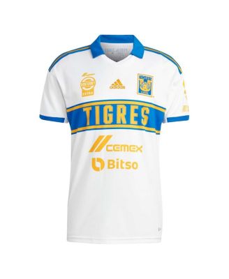 Tigres Uanl White And Gold Jersey Jersey Original Adidas Tigres De