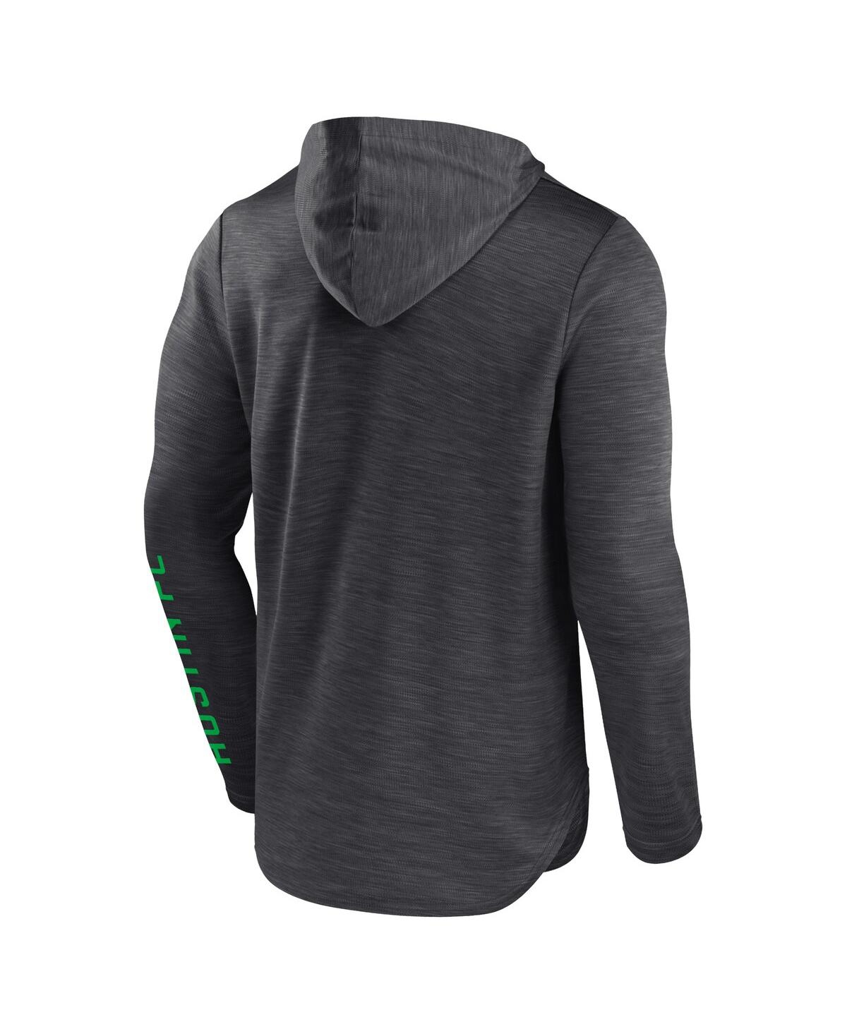 Men's FanaticsAustin Fc First Period Space-Dye Pullover Hoodie - Charcoal