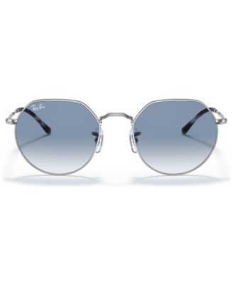 Unisex Geometric Metal Sunglasses, RB3565 JACK