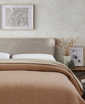 Self Hem Merino Wool Blanket, Full/Queen