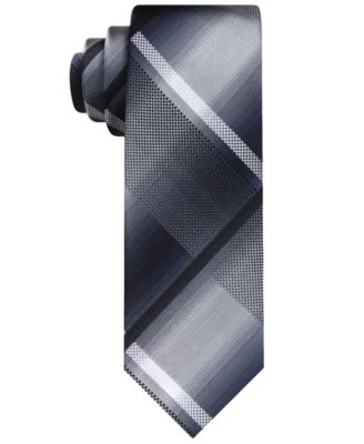 Van Heusen Мужской клетчатый галстук с тонированными завитками Van Heusen