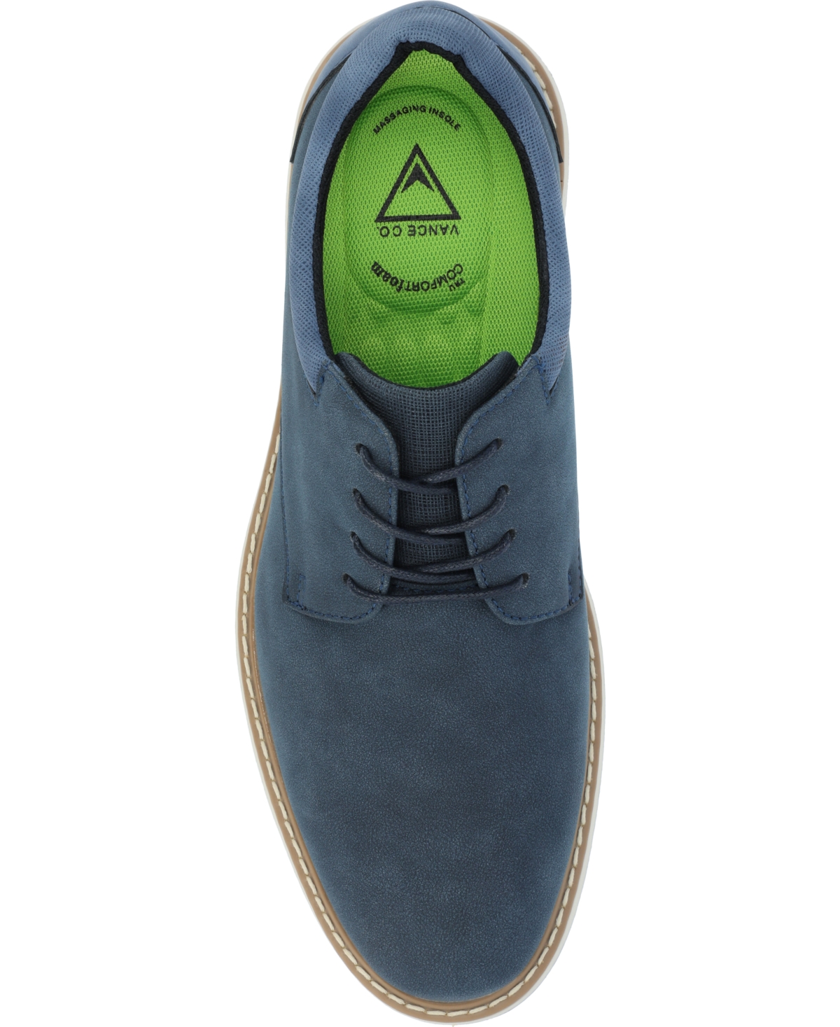 Vance Co. Men's Hodges Plain Toe Hybrid Dress Shoes