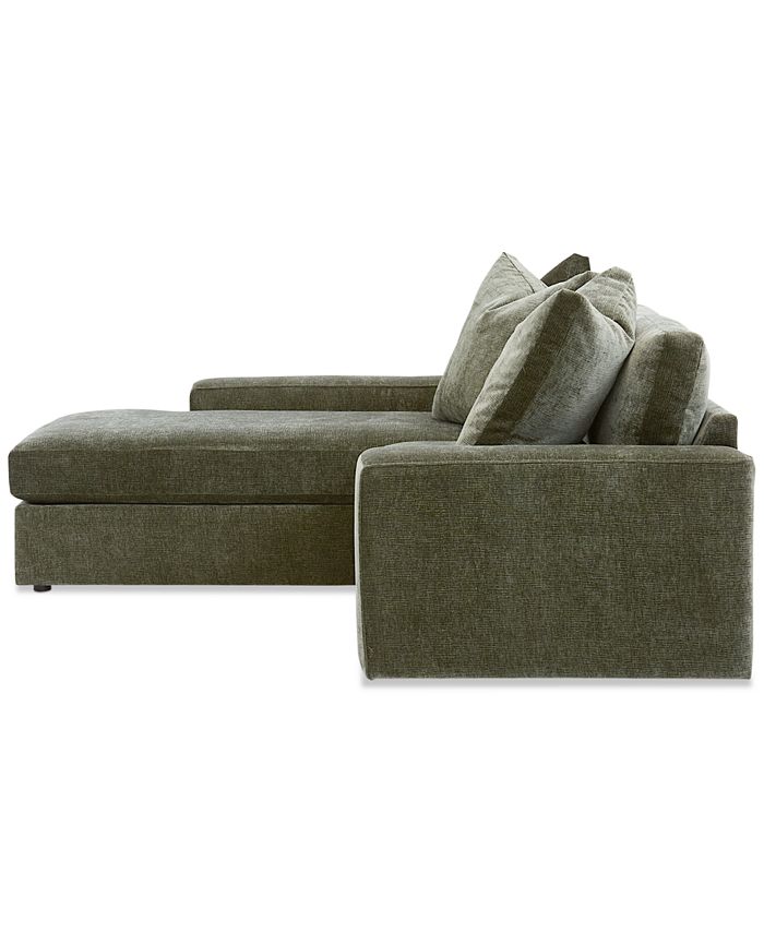 Furniture Michola 98" 2Pc. Fabric Sectional with Chaise, Created for