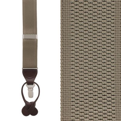 Men's Classic Solid Color Convertible Suspenders