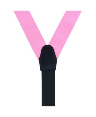 Men's Phoenix 38mm Grosgrain Non Stretch Ribbon Button End Suspenders
