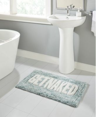 Get Naked Statement Bath Rug, 20 x 32