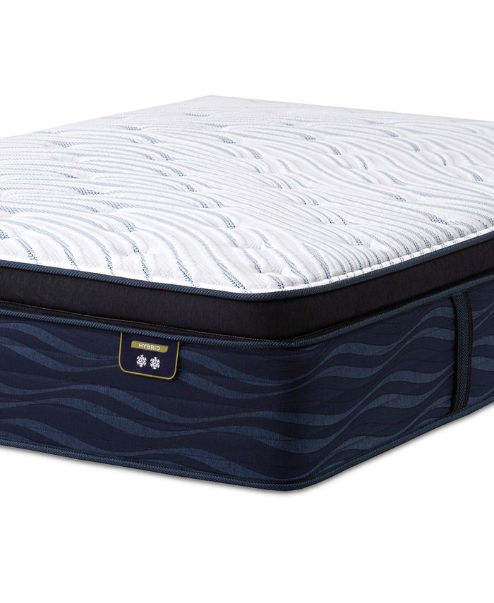 Serta Q20GL Quilted Hybrid 15" Plush Pillow Top Mattress, California King Macy's