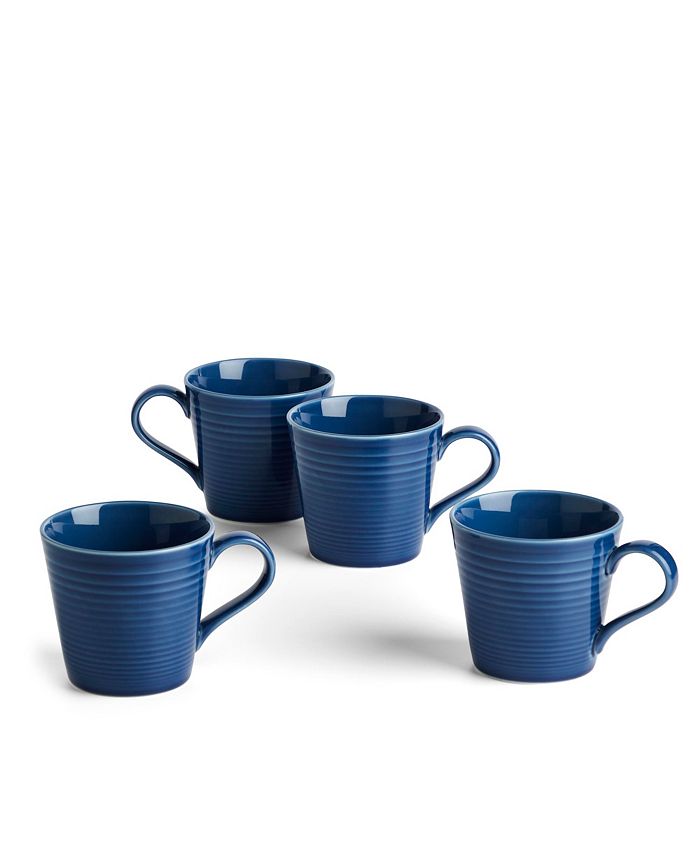 Royal Doulton Maze Denim Mug 13.oz, Set of 4 Macy's