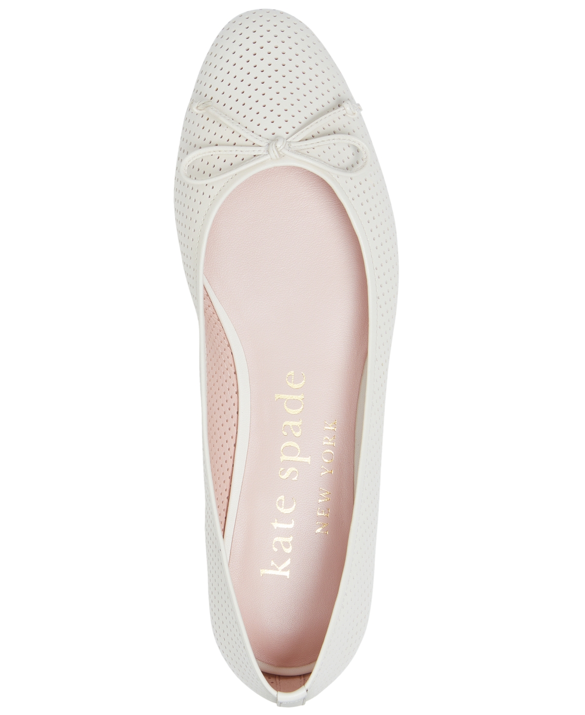 Shop Kate Spade Women's Veronica Slip-on Perforated Ballet Flats In Captain Navy