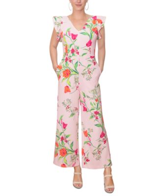RACHEL Rachel Roy - Ruffled-Sleeve Cropped Jumpsuit