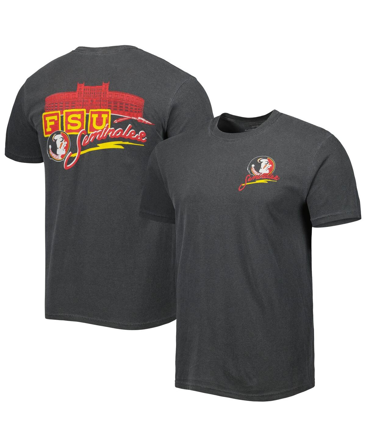 Image One Men's Charcoal Florida State Seminoles Vault Stadium T-shirt In Charcoal