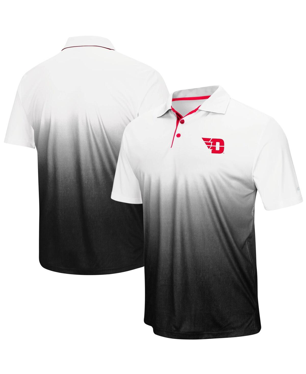 Shop Colosseum Men's  Gray Dayton Flyers Magic Team Logo Polo Shirt