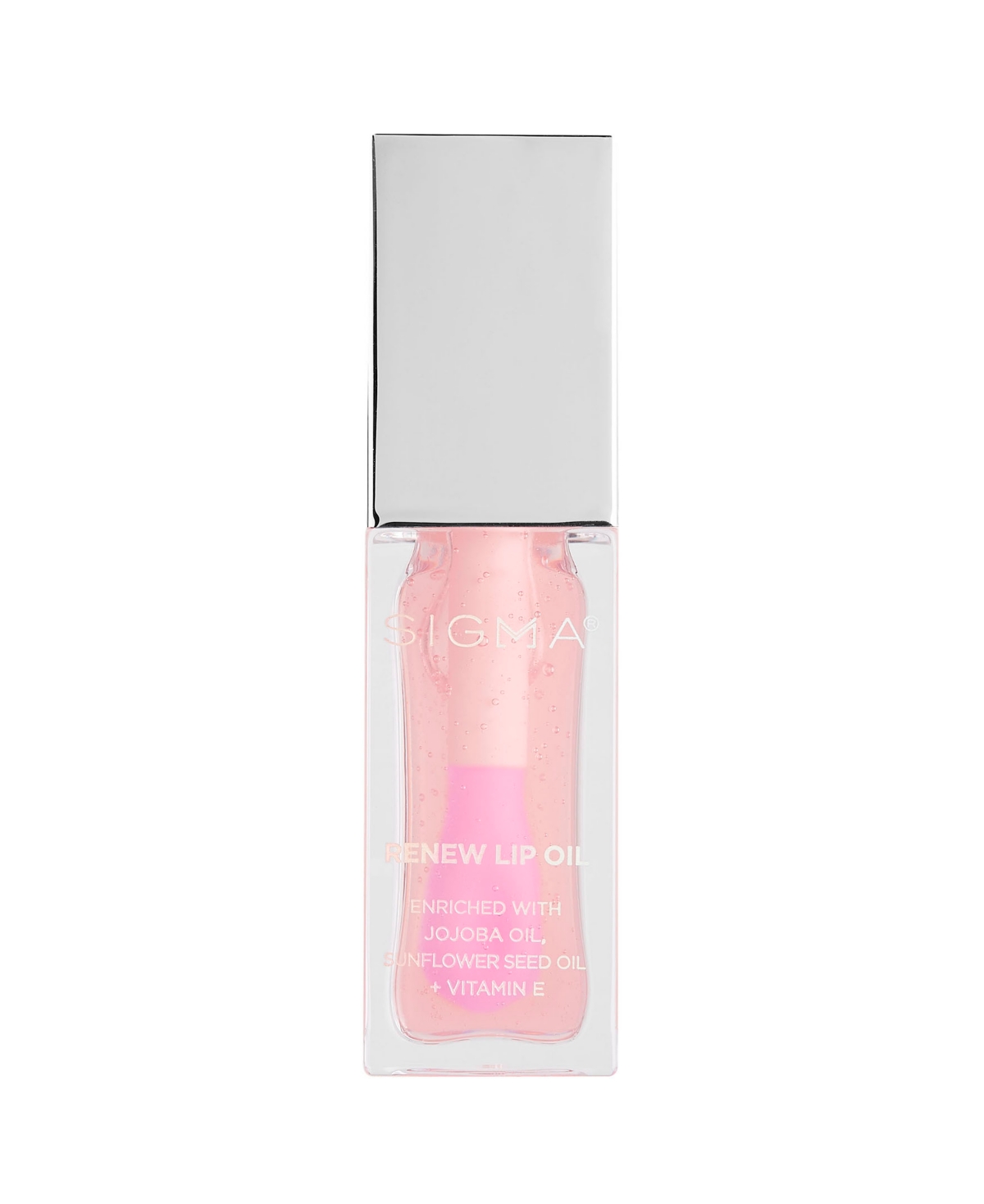 Sigma Beauty Renew Lip Oil In Hush (clear Pink Sheen)