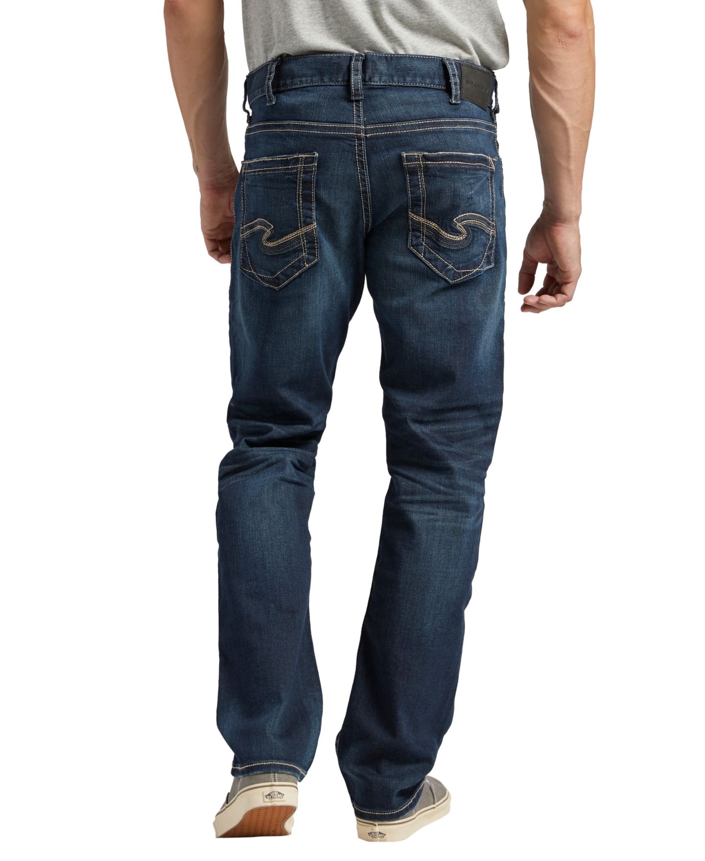 Мужские джинсы Silver Jeans Co. Eddie Athletic-Fit Taper, цвет: Индиго — фото 1