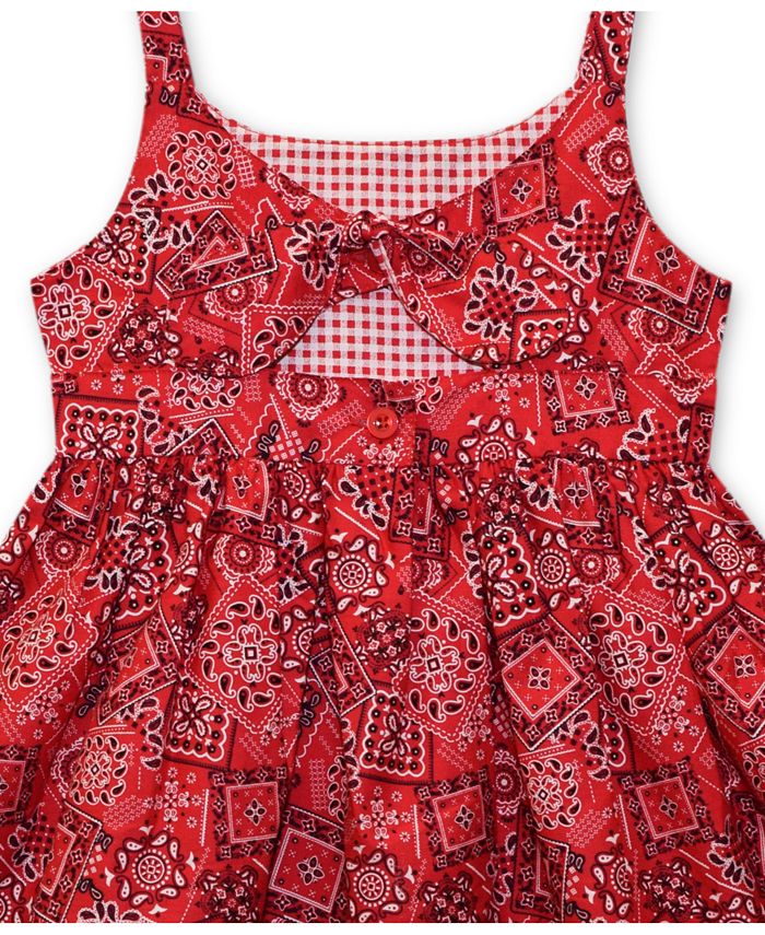 Blueberi Boulevard Baby Girls Bandana Sundress with Gingham Trim Macy's