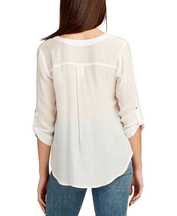 BCX Juniors' ButtonDown TwoPocket Shirt Macy's