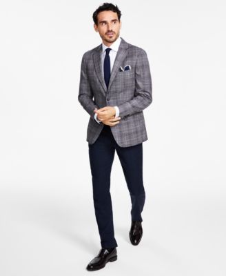 Tommy Hilfiger Men s Modern Fit Plaid Sport Coat Macy s