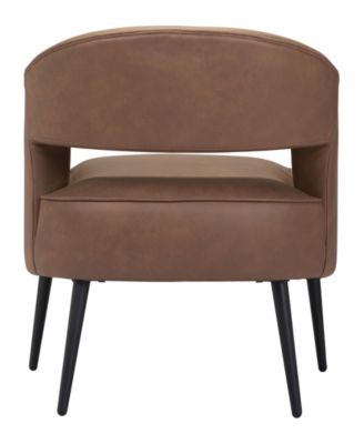 30" Steel, Polyester Berkeley Boho Chic Accent Chair