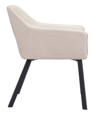 35" Steel, Polyester Adage Water Resistant Dining Chair