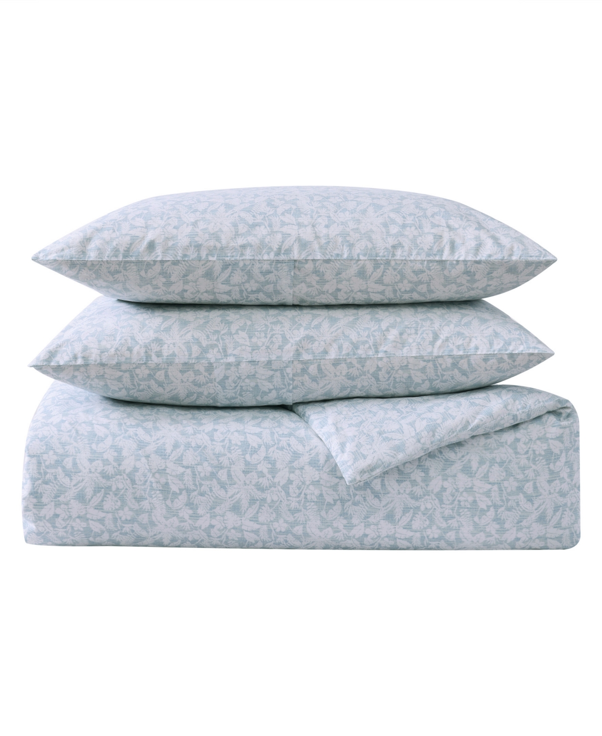 Tommy Bahama Home Koya Bay Cotton 3 Piece Duvet Cover Set, Full/queen In Blue Sky